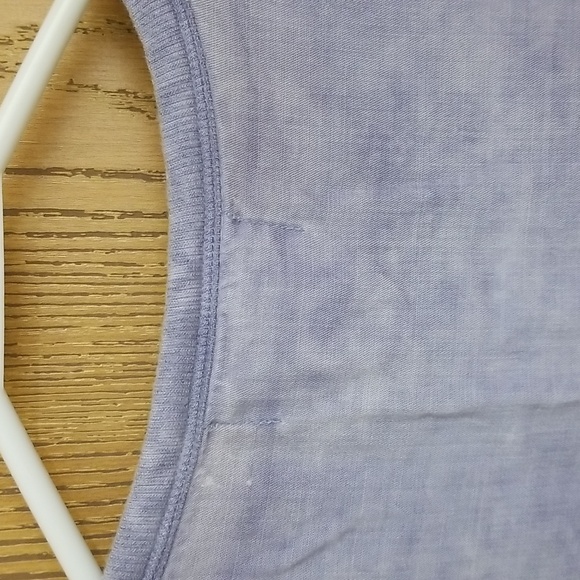 Cloth & Stone Light Blue Sleeveless High Low Tunic - Picture 3 of 4